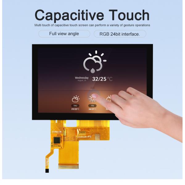 Polcd ST7262 5-дюймовый ЖК-дисплей 800X480 Tft сенсорный экран 40 Pin