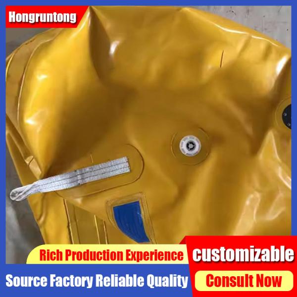 0.6m X H 0.8m Boat Air Bags Reinforced PVC Coated Nylon Fabric Double Welded Superior Buoyancy Layers Or As Request Durable