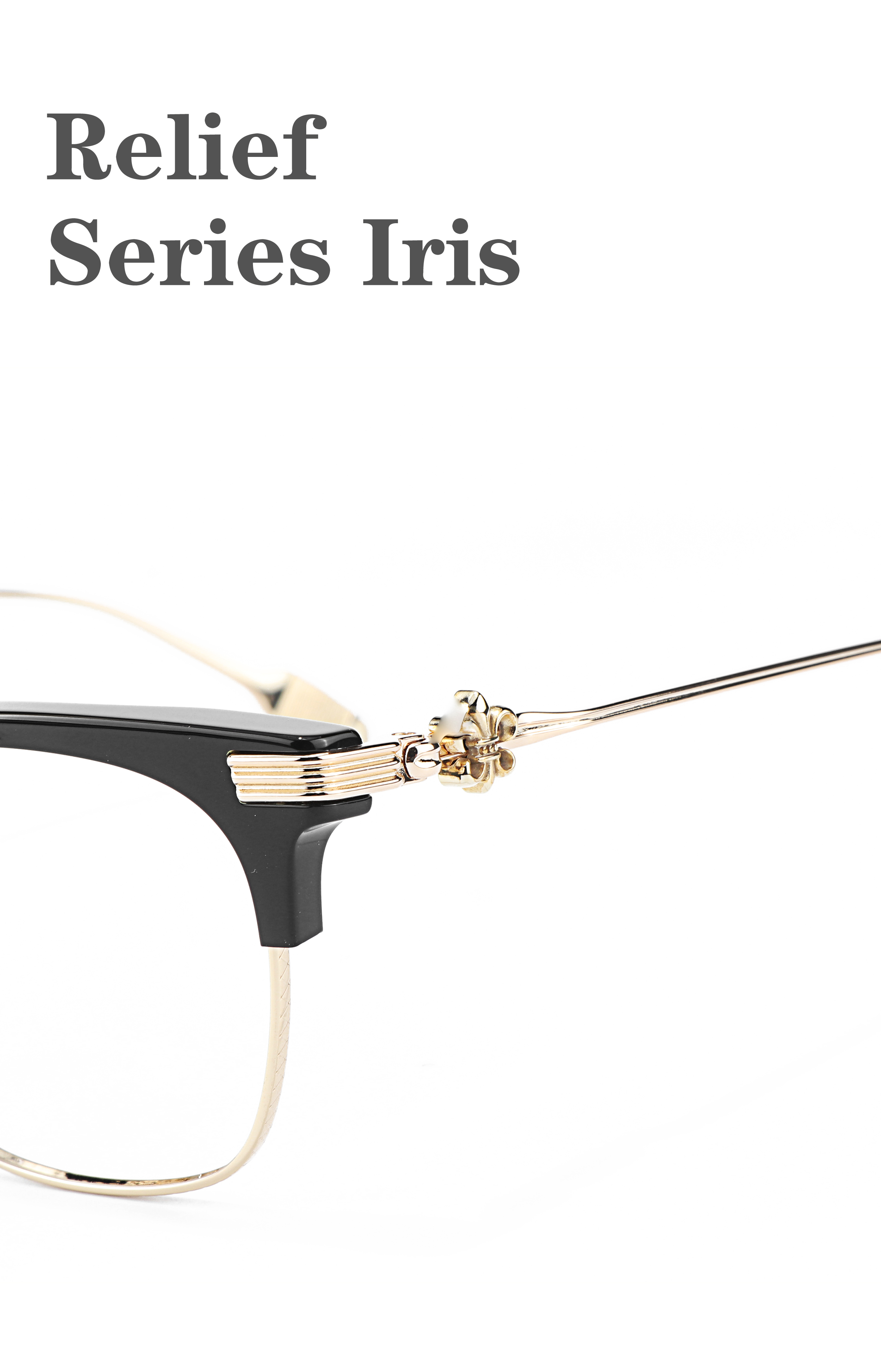 Cool Classic Punk Unisex Black Gold Optical Presbyopia Multifocal Luxury Brand Men's Prescription Eye Glasses Fashion for Women