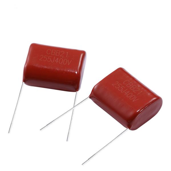 CBB21 255J 400V Metallized Polypropylene Film Capacitor For Energy Saving Lamps