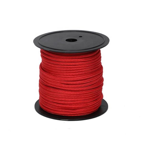 Red 5mm 4mm Polypropylene Cord Rope For Drum Djembe