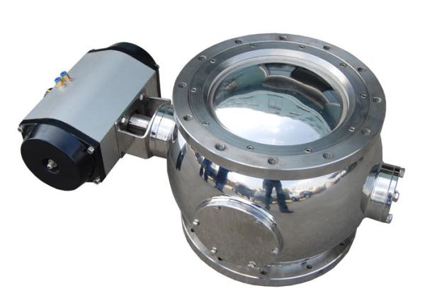Acid Resistant Dome Valve / Wafer Sphere Valve / Powder Valve With Mild Steel Material