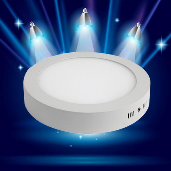 Modern Round 12w 14w LED Flat Panel Light Surface Mounted With CE ROHS