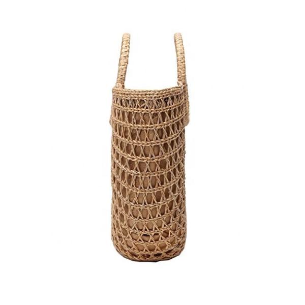 Handmade винтажная сумка пляжа соломы Бали сумки Tote естественная для женщин