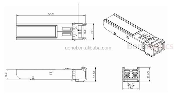 SFP-OC12-LR,OC12/STM4 pluggable transceiver (SFP) - long range.
