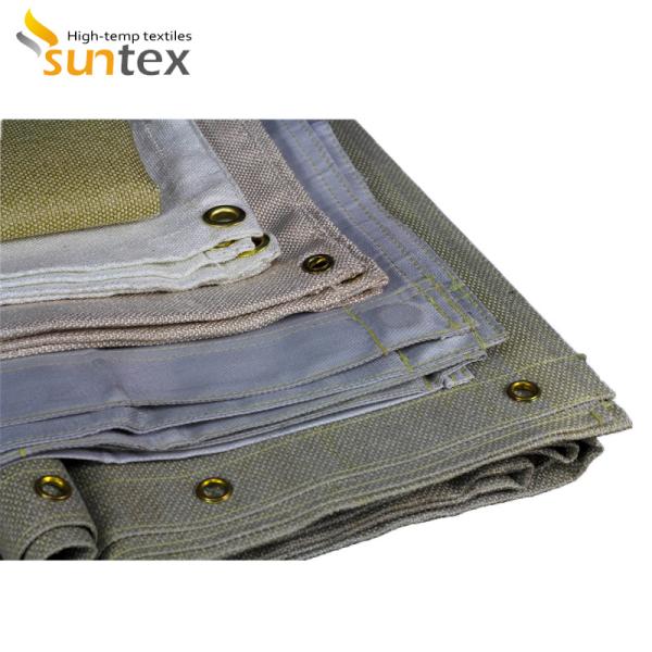 0.4mm Fiberglass Fabric Fireproof Woven Fiberglass Cloth M0 Fire Blanket Material