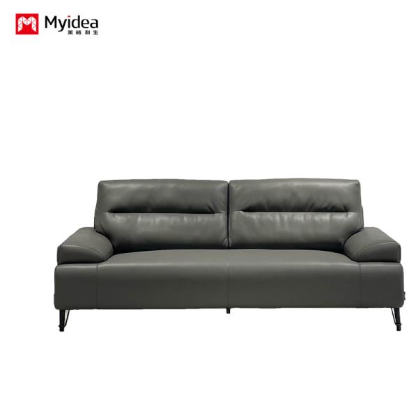 Modern Office Furniture Hotel Lobby CEO Room Reception Leather Office Sofa Set