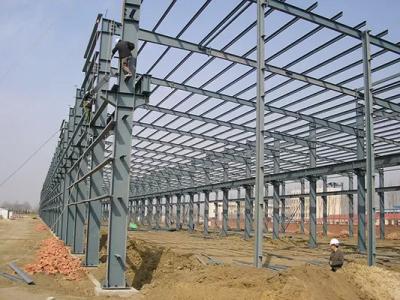 Energy Saving Prefabricated Steel Frame Shed Metal Building Steel Structure For Warehouse