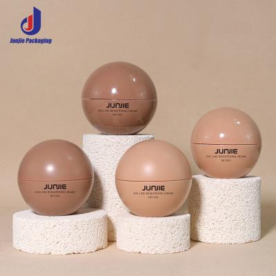10g 15g 20g 25g 30g 50g Body Scrub Container Ball Shaped Skincare Jars Cosmetic Cream Plastic Jar With Logo