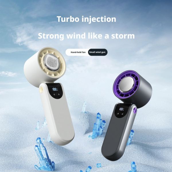 4000mAh Battery Mini Portable Fan With Brushless Motor  Household Spray Portable Folding Fan