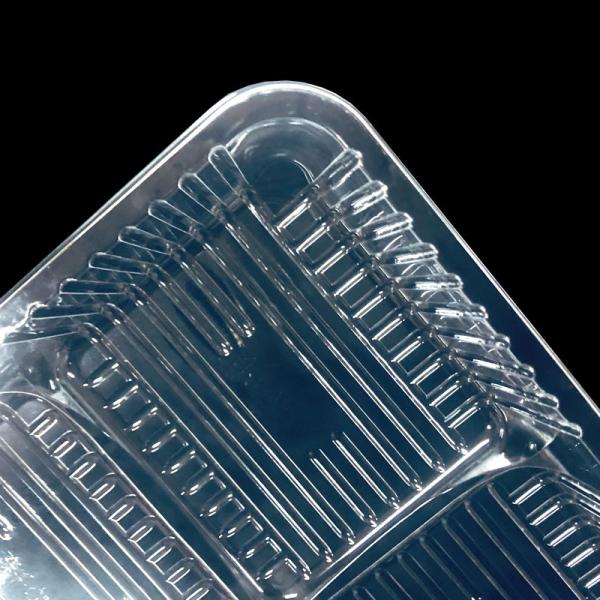 Custom 4-Cavity PET Pastry Tray Food-Safe Blister Packaging