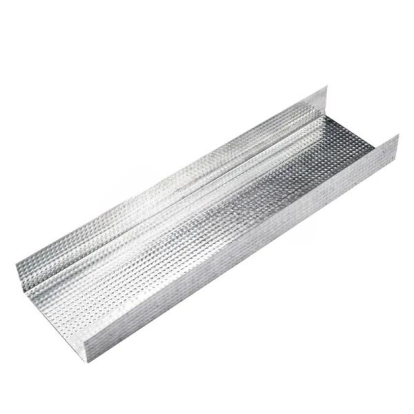 Customized Ceiling Profile Steel Metal Furring Channel C Stud U Track For Suspended Ceiling Grid