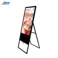 16.7m 32-98 pulgadas Sinalización digital de pie libre en interiores 178° Ángulo de visión