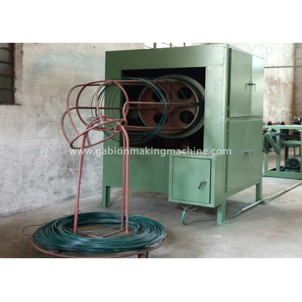 ポリ塩化ビニール上塗を施してあるガビオンの網機械、高速ポリ塩化ビニールのコーティング ライン馬小屋の出力