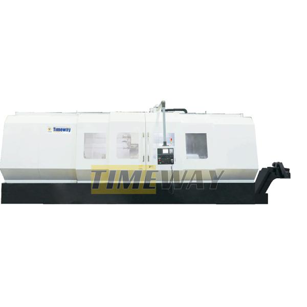 Automatic High Precision Metal Slant Bed CNC Lathe Machine with 2 Axes and 2 Spindles