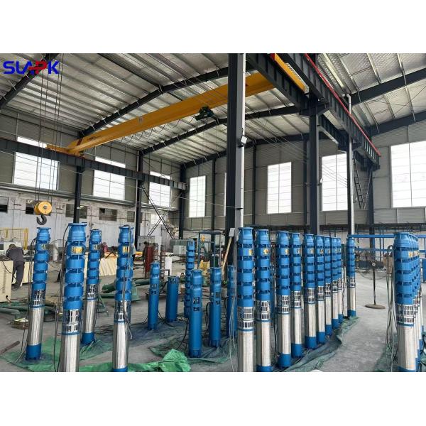 Stainless Steel Submersible Pump For Slightly Corrosive Liquids Equipped With High-Efficiency Motor