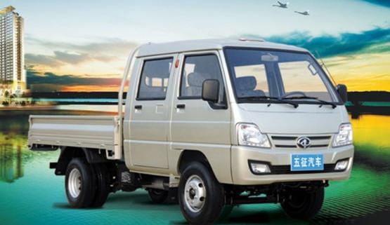 China light trucks T-king 4*2 double cab 1 ton mini cargo truck