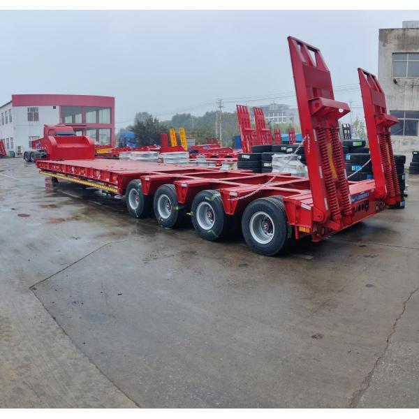 Низко-плоское подержанное Semi изготовление на заказ поддержки трейлеров 3axle 4axle 6axle