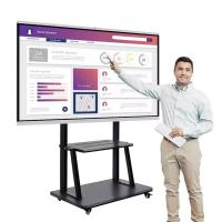 Panneau interactif d'écran tactile mobile, panneau anti-éblouissant de Digital pour enseigner 75 pouces
