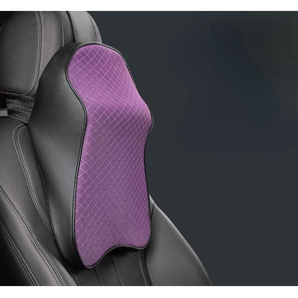 Comfortable Memory Foam Back Car Pillow with Customized Design Printing