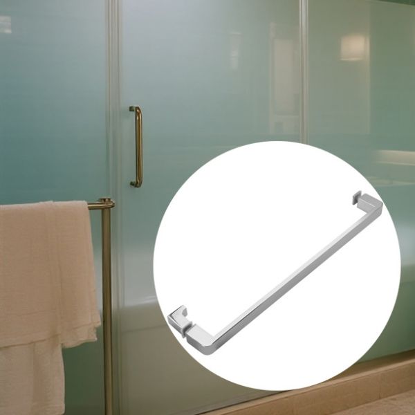 Shower Sliding Glass Door Accessories Pull Towel Bar Handle Square Tube Bathroom Handle