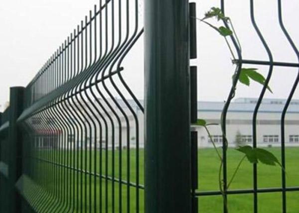 Bending Barrier Wire Fence / Park Fence Barricade / Fence With Triangle Bends