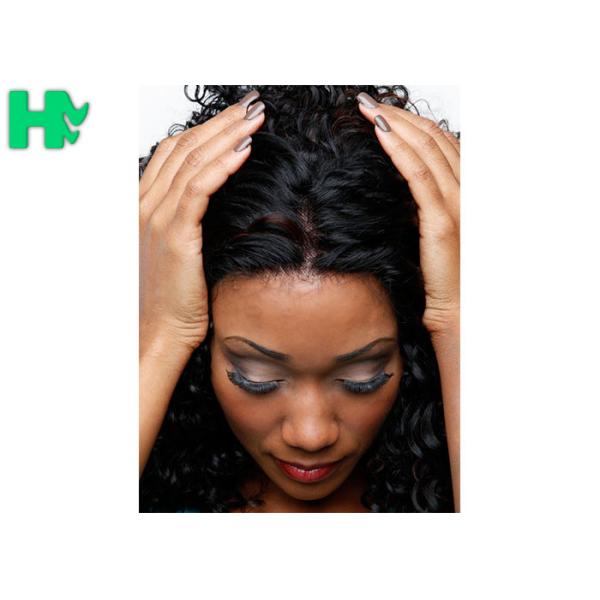 Near To Real Hair Wig Natural Look Curly Full Head Synthetic Hair Wig