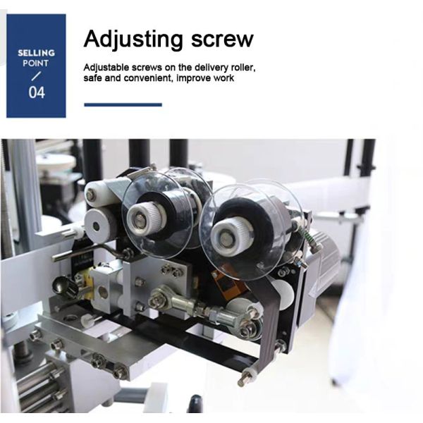 Tabletop Cylindrical Round Bottle Labeling Machine Sticker For Glass Plastic Bottle Can