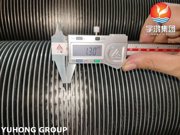 ASTM A376 TP347H 合金鋼HFW 固体フィニングチューブ 熱交換器用