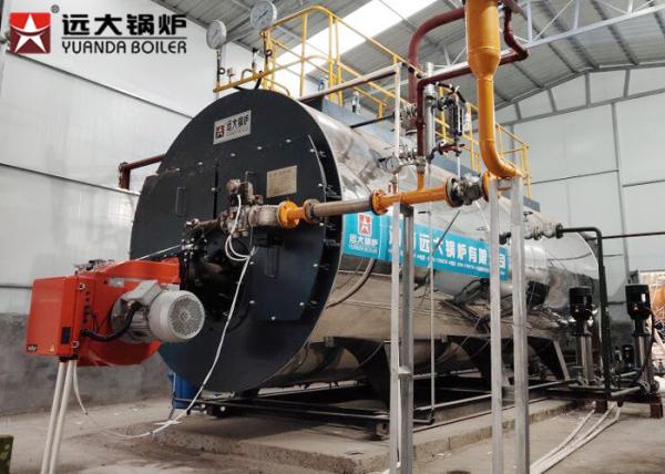 4 Ton Light Oil Fired High Efficiency Steam Heaters Industrial For Food Processing