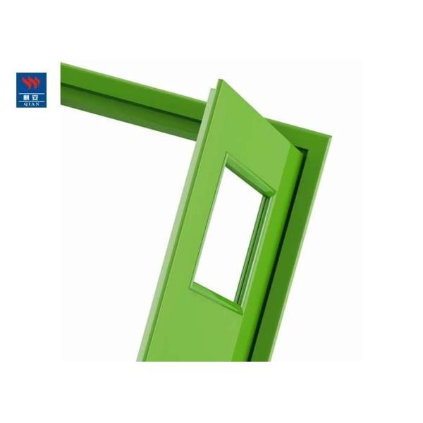 60 Min Hospital Fire Rated Laminated Glass Wood Door With Frame