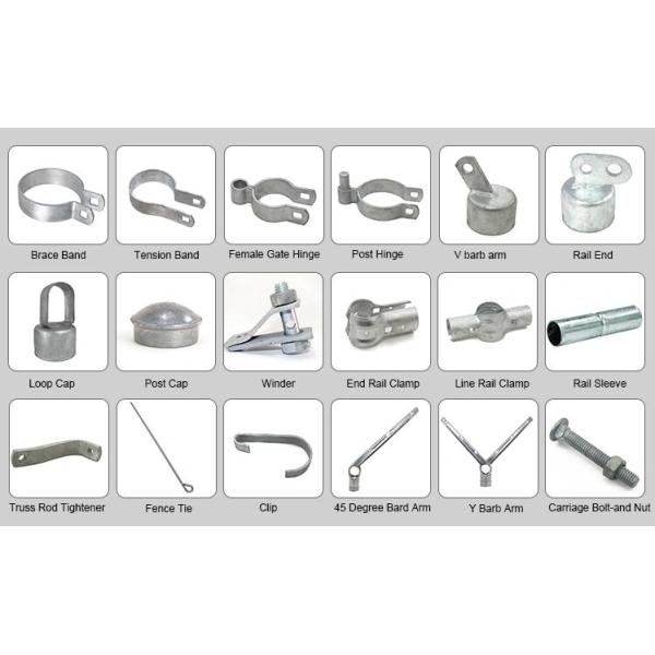 Norme galvanisée électrique de l'acier inoxydable ASTM A392 de tissu de couverture de barrière de chaîne de lien de chaîne