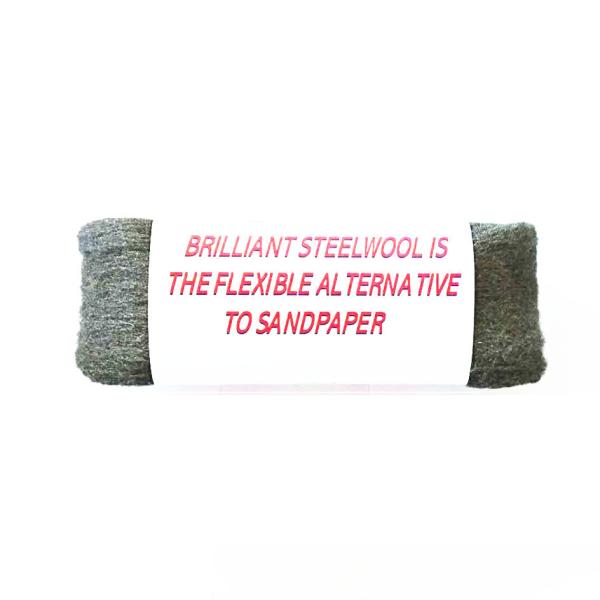 Steel Wool Fill Fabric DIY Kit Ideal for Cleaning Rust Removal and More Grade 0000