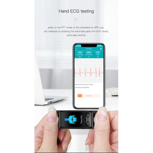 Мужчины Девушки 1,14-дюймовый сенсорный экран Спортивные часы Аккумулятор IP67 Водонепроницаемый