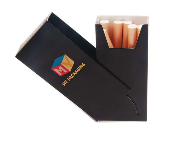 Taxa personalizada Caixa de papel de cigarro Caso à prova de crianças Caixa de papel enrolada Embalagem de papel resistente a crianças