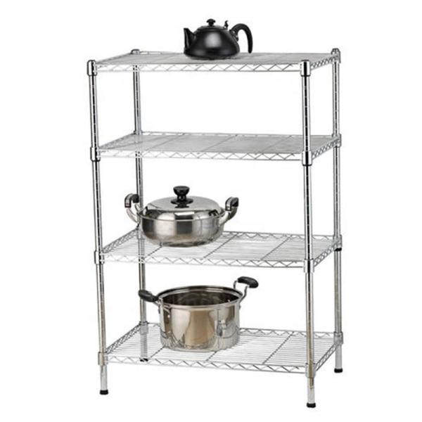 0.9M 500KGS Storage Wire Shelves Heavy Duty Metal Shelving Unit 24 Wide Odm