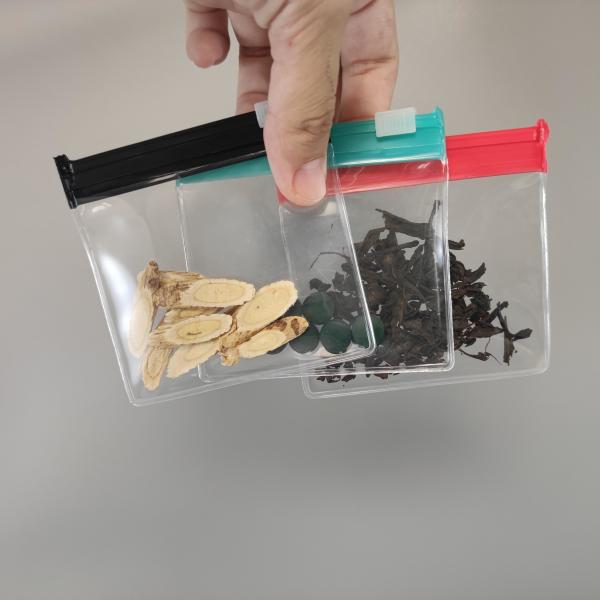 Jeux en PVC transparents pour la médecine Sacs/sacs fermeture à glissière Mat