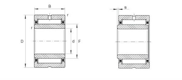 Angular Contact Needle Roller Bearing Industrial Roller Bearings NA4900 NA4901