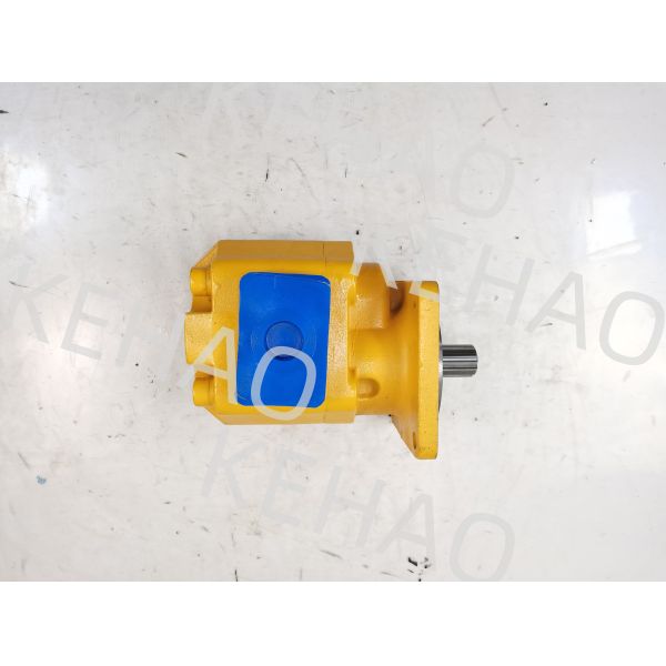 JHP2063L 6T Bulldozer Pump Cast Iron Aluminum Alloy Material Hydraulic Gear Pumps Yellow Color Rate of Flow 200 for CAT