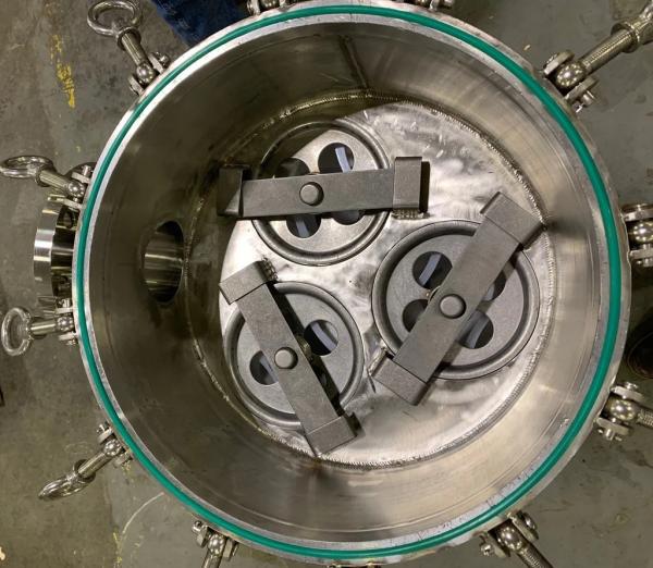Stainless Steel Sanitary SS Bag Filter Housing for Water Purification in Food Beverage