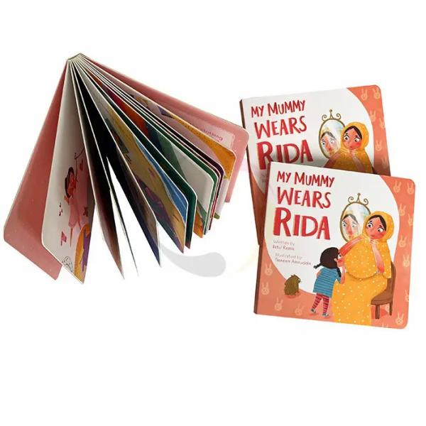 Full Color Customized Book Printing Children's Board Book Story Education
