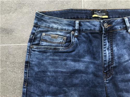 Soft Handfeel Mens Denim Jacket And Jeans Dark Wash Skinny Denim Jeans TW73248