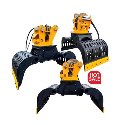 6 Ton Escavadora Sorting Grab Grapple resistente para o alimentador material