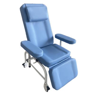 Adjustable Phlebotomy Chair Blood Collection Chair With Armrest & Locking Wheels For Clinics/Labs