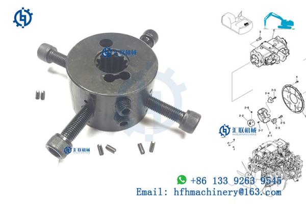 Hub de cannelure de coupleur d'axe de la pompe K3V112 hydraulique pour Kawasaki Piston Pump K3V112DT