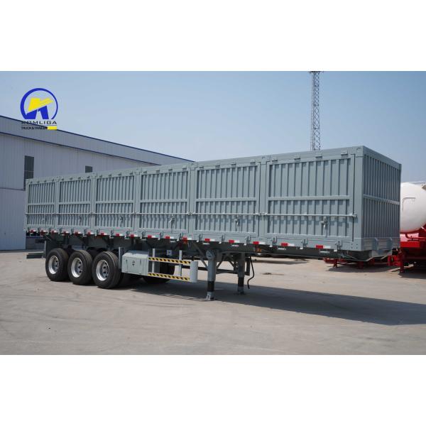 One Piece Tool Box 1m *0.5m*0.5m Sinotruk Heavy Trailer 3 Axles 80t Cargo Semi Trailer