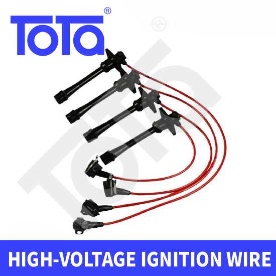 Automotive accessories are suitable for the ignition wires of Toyota 8A vehicles, model 90919-22327, including high-voltage distributor wires and spark plugs.