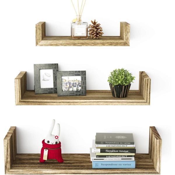 Modern Design Wall Mounted Decor Storage Shelf for Home Furniture Display Organizer