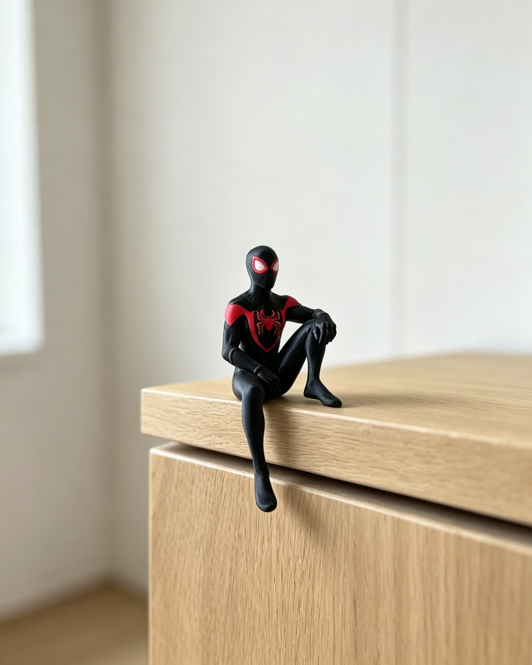 Miles Character 3d Print Action Figure Desktop Display Decor  Sitter Figurine
