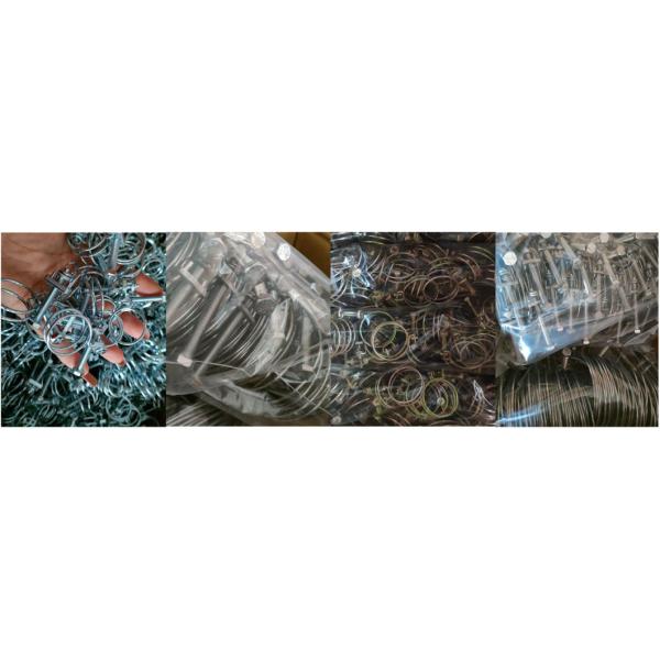 Двухпроводный шланг из оцинкованной стали и железа с зажимной трубой длиной 12 - 130 мм для долговременной работы